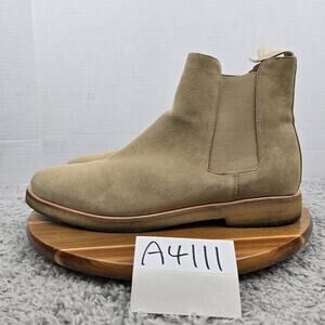 New Republic Mens 11 Tan Suede Casual Daily Lifestyle Office Career Chelsea Boot